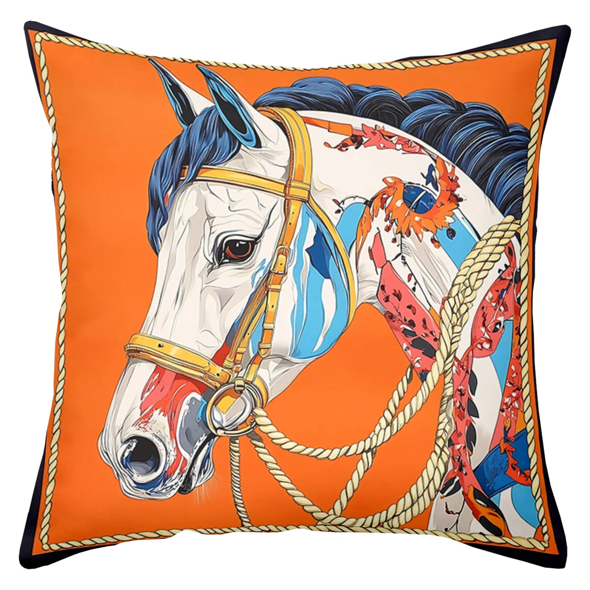 Stylish Horse Artistic Cushion Cover Patterns @ ghoddosh.com