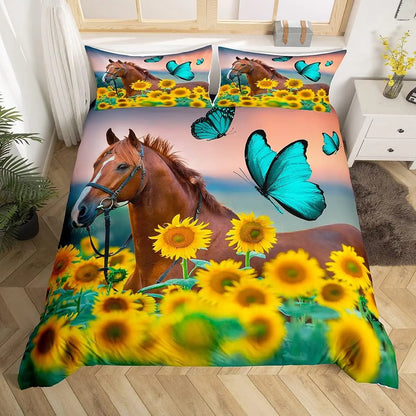 European Style Luxury 3D King Double Bedding Set  Linen Comfortable Duvet Set @ ghoddosh.com