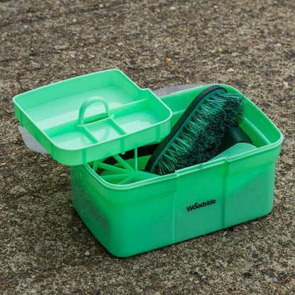 All In One  8-Piece Equestrian Grooming Kit – Complete Horse & Pony Care Set with Brushes, Hoof Pick & Storage Box @ ghoddosh.com