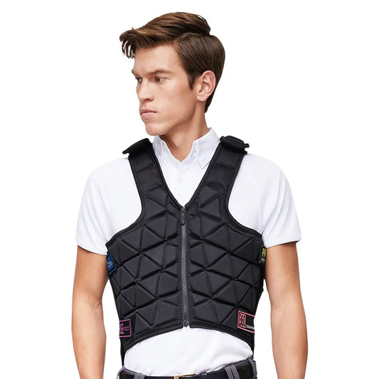 Equestrian Armor for Adults, Protective Vest, High-thickness, Shock-absorbing Layer, Safety Insurance . Ghoddosh