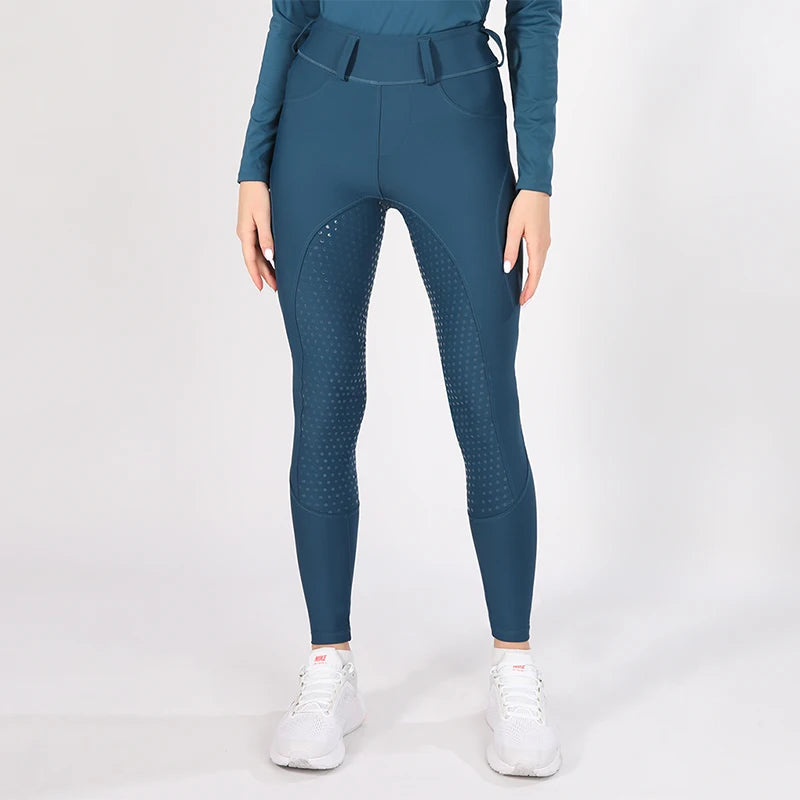 Horse Riding Pants  Women Equestrian  Full Seat Silicone Breeches - Ghoddosh