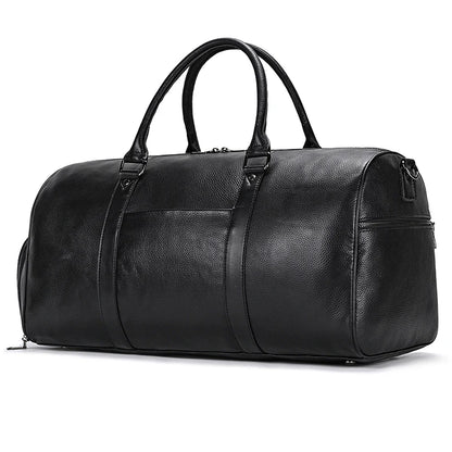 Luxury Genuine cow Leather Equipment Travel Bag - Ghoddosh 