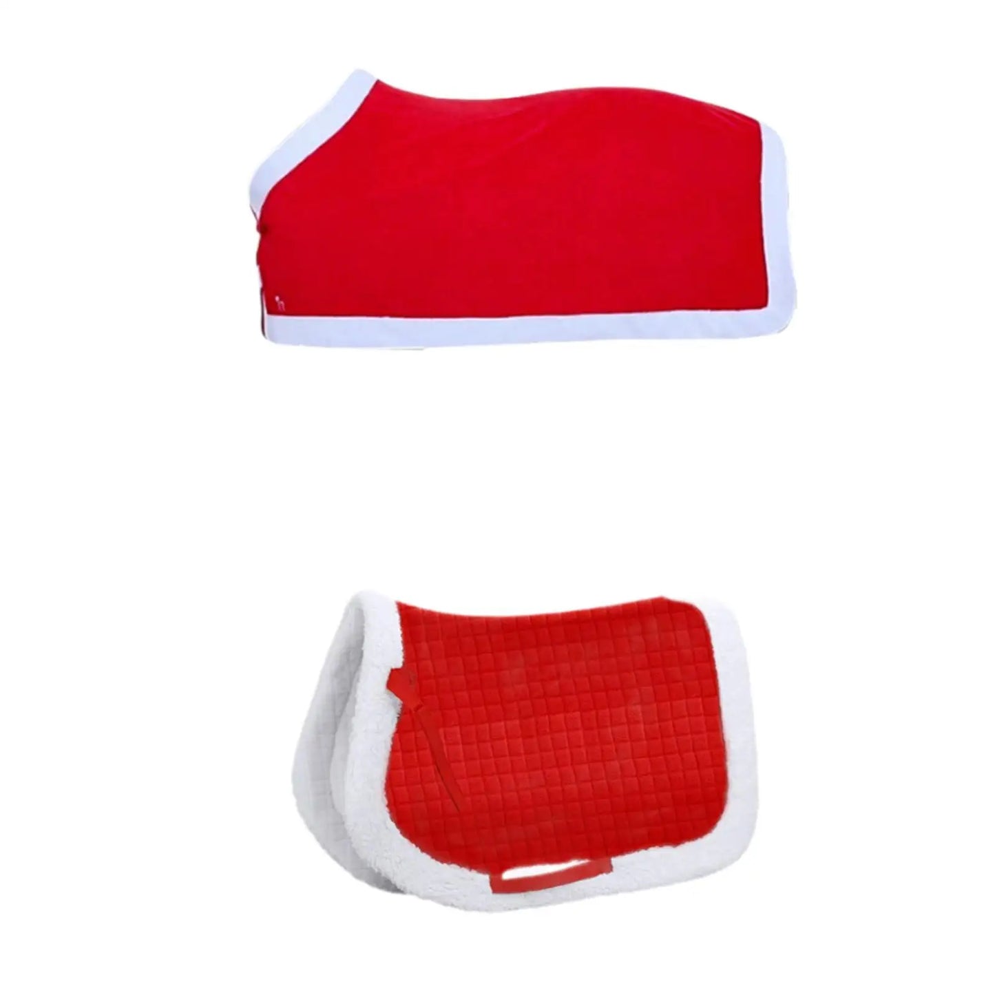 Christmas Costume - Equestrian Blanket for Horses with Saddle Pad @ghoddosh.com