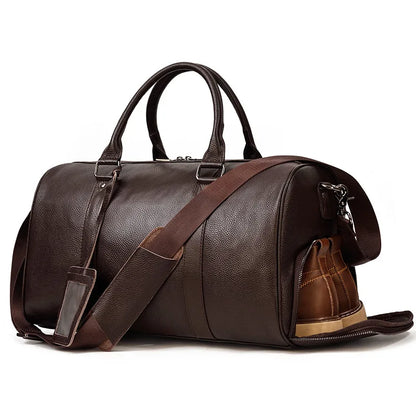 Luxury Genuine Leather Men  Women   Cow Leather Bag - Ghoddosh