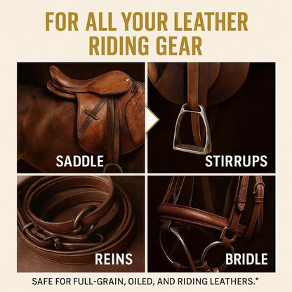 Mink Oil Saddle Conditioner – Transparent Leather Care Cream for Saddles, Tack, Boots and Equestrian Gear - Ghoddosh