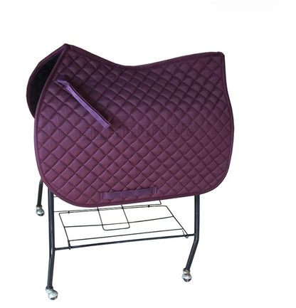 Pure Cotton Breathable Saddle Pad - Anti-Slip Shock Absorbent Riding Pad - Ghoddosh 