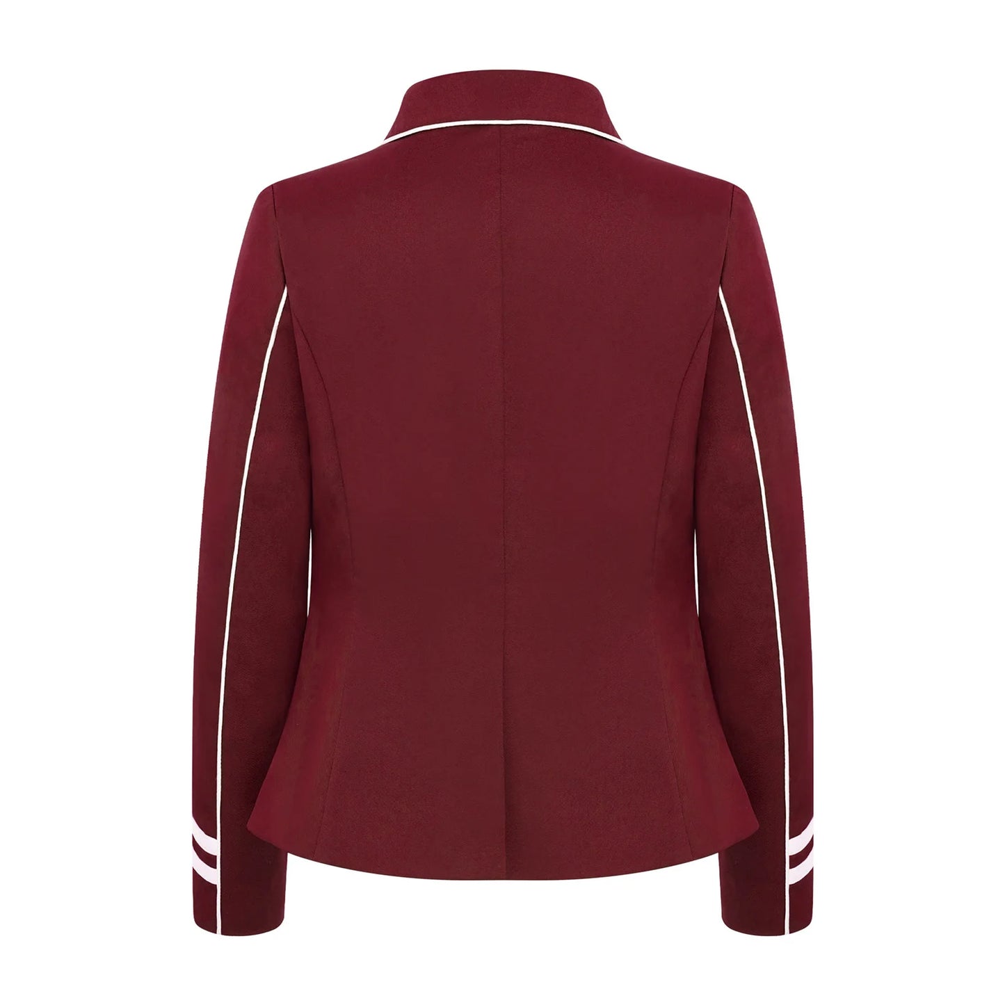 Maroon Children  Horse Riding Blazer  Equestrian Long Sleeve Blazer @ ghoddosh.com