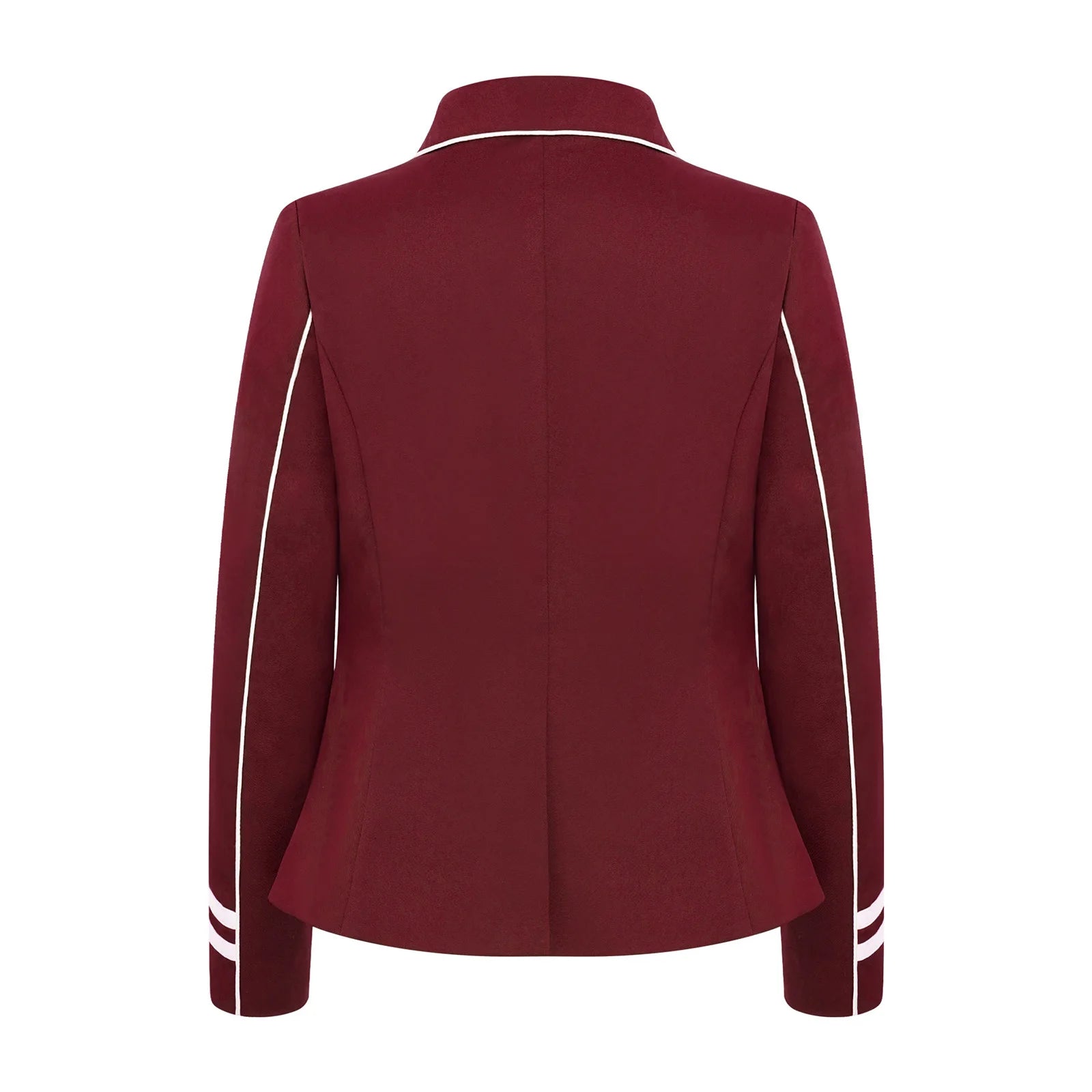 Maroon Children  Horse Riding Blazer  Equestrian Long Sleeve Blazer @ ghoddosh.com