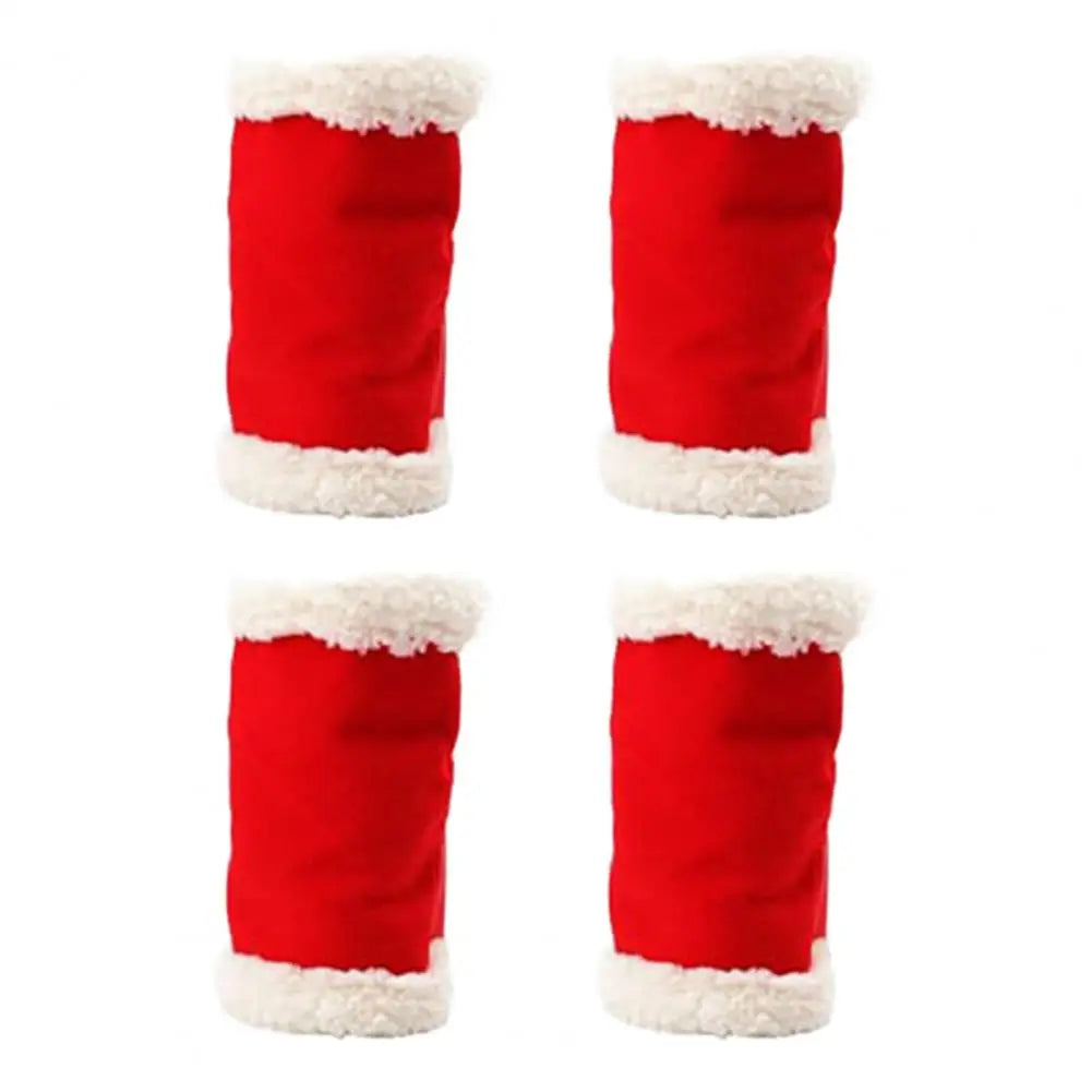 1/4/7 Pcs Horse Christmas Red Costumes  - Santa Hat , Horse Saddle , Pad Leg Wraps Decoration Accessories Xmas Winter Holiday Supplies - ghoddosh.com