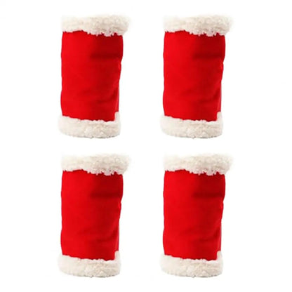 1/4/7 Pcs Horse Christmas Red Costumes  - Santa Hat , Horse Saddle , Pad Leg Wraps Decoration Accessories Xmas Winter Holiday Supplies - ghoddosh.com