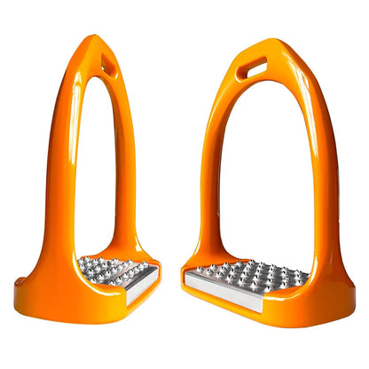 1prs Aluminum with painting Horse Riding Saddle Stirrup Safety Riding Protection Saddle Knee Ankle Stress Pain Horse equipment