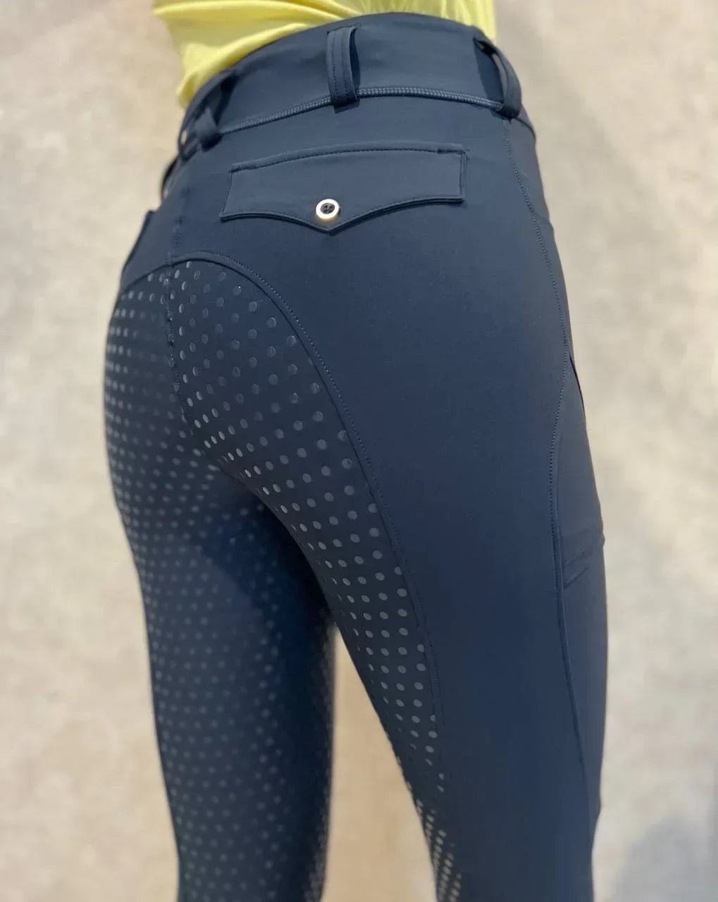 Women’s Full Seat Silicone Equestrian Breeches – Anti-Pilling Riding Tights for Comfort & Grip .Ghoddosh

