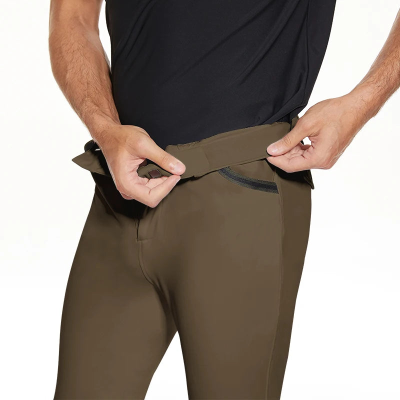 Men Horse Riding Pants  Equestrian Silicone Men Leggings - Ghoddosh