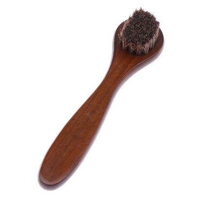 Wooden horse care Hair Polishing And Cleaning Brush