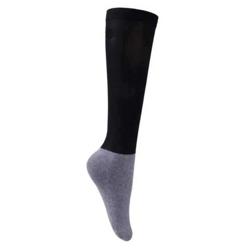 3 Pairs  high  Quality Men's Equestrian Socks - Combed Cotton Classical Gray Socks @ ghoddosh.com