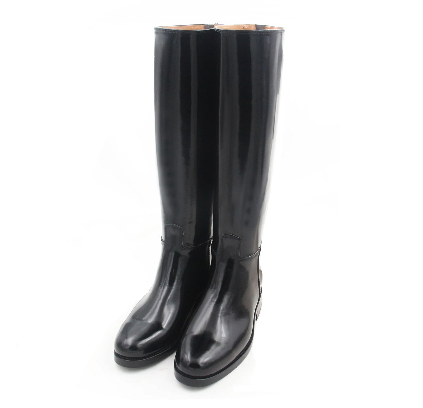 Equestrian / Horse Riding Unisex Boots / Back Zipper / Bright Cow Leather Lining Dressage