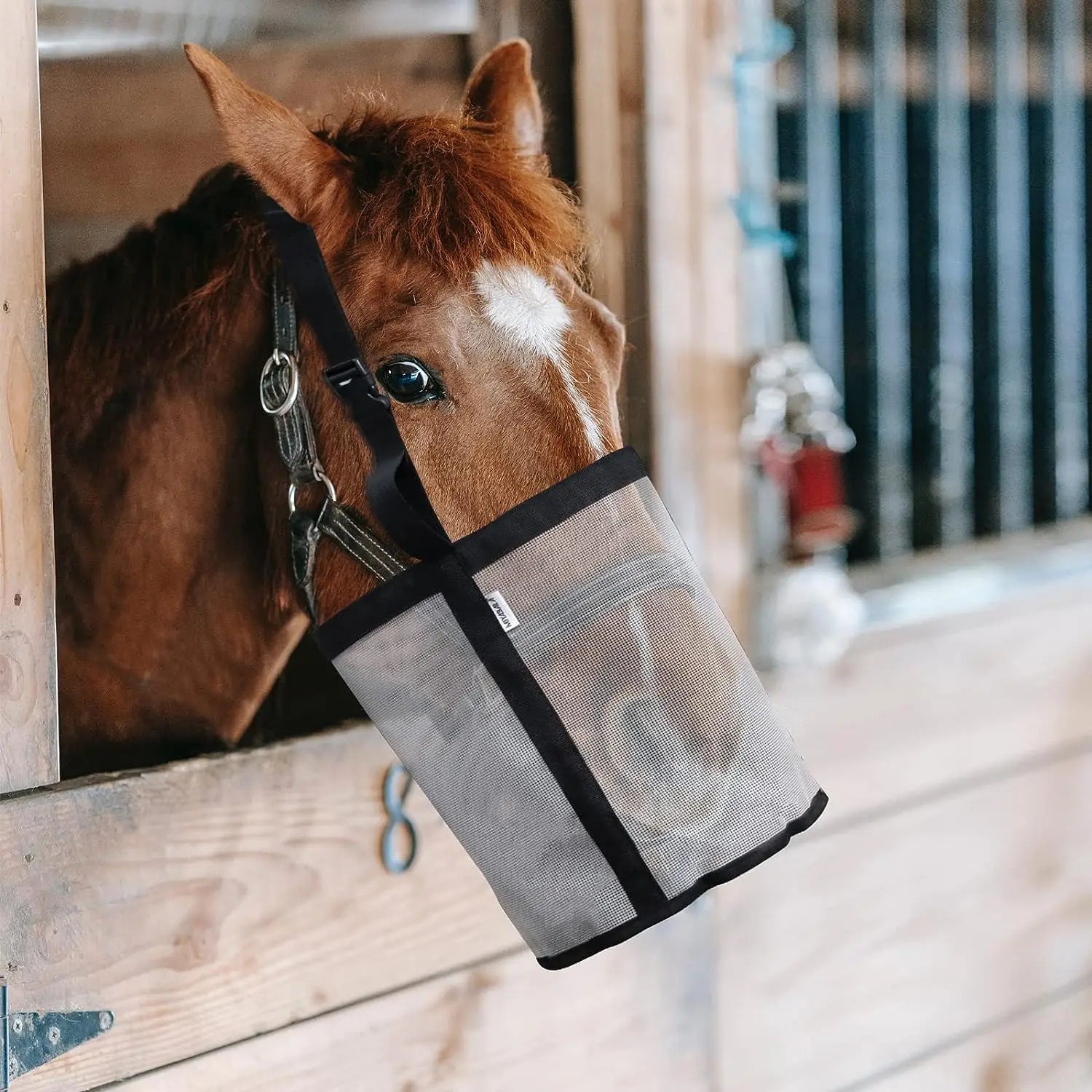 Heavy Duty Mesh Feed Bag for Horses