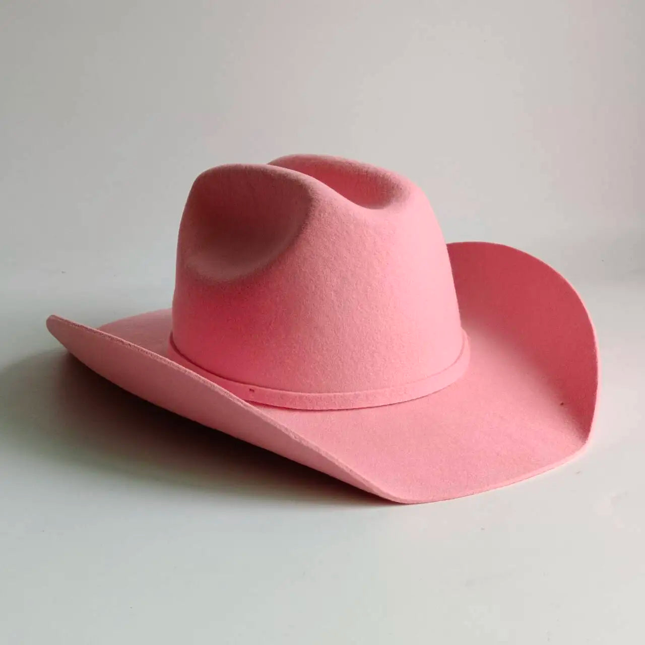 Unisex Vintage Wool Felt Western Cowboy Hat – Wide Brim Jazz Cap @ ghoddosh.com