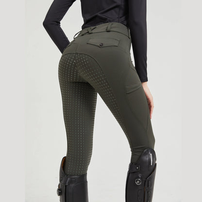 Professional horse riding anti-slip Breeches / quick-dry tight-fitting pants for Equestrian Activities . Ghoddosh