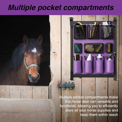 Horse Tack Storage Multi-Pocket  Bag /   Horse Trailer Grooming items Organization Bag @ ghoddosh.com
