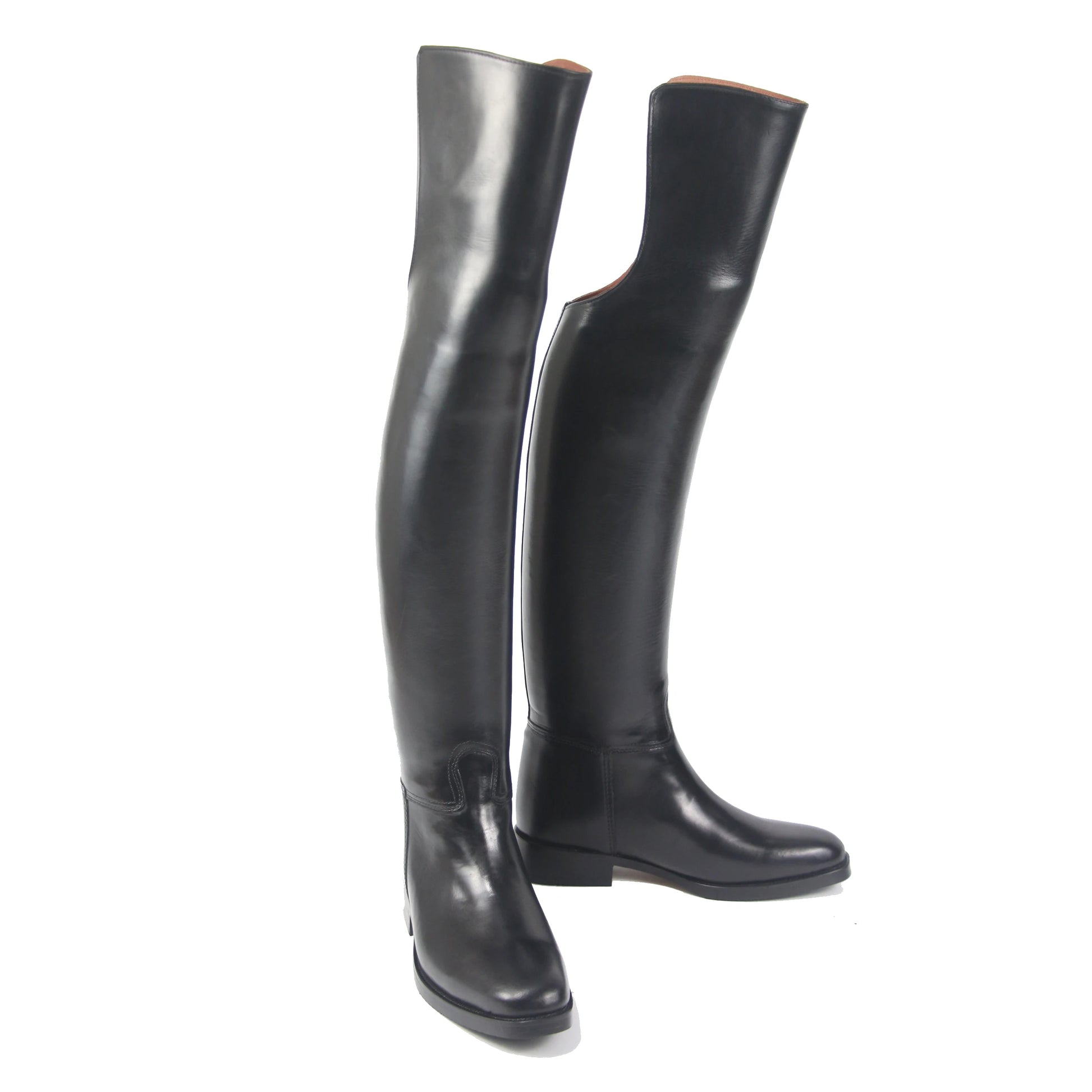 Premium Cowhide Dressage Boots – Overshine Leather, Calf-Lined & Made-to-Measure . Ghoddosh


