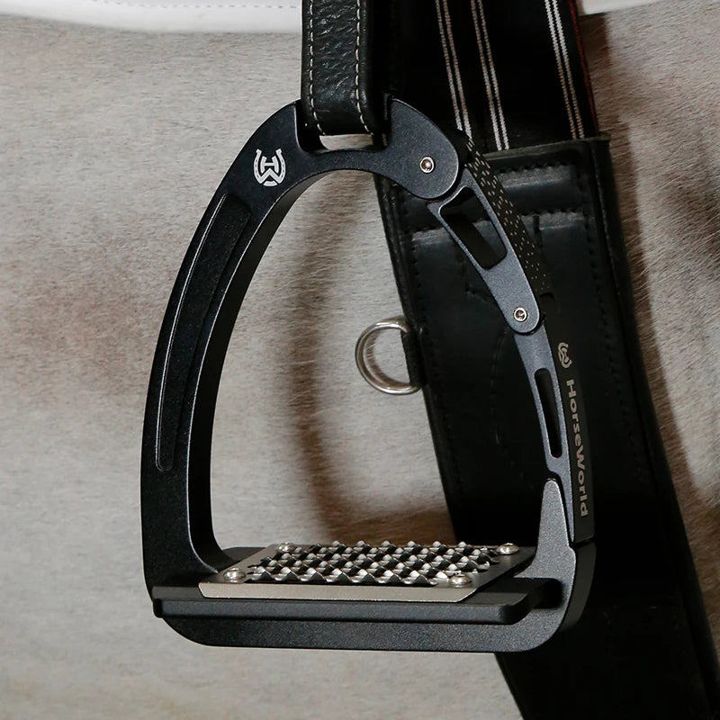 Horseworld Safety Stirrups / Available in Green /Black /Blue / Red / Yellow/ Purple - Ghoddosh