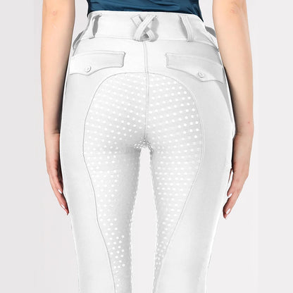 Horse Riding Pants  Women Equestrian  Full Seat Silicone Breeches - Ghoddosh