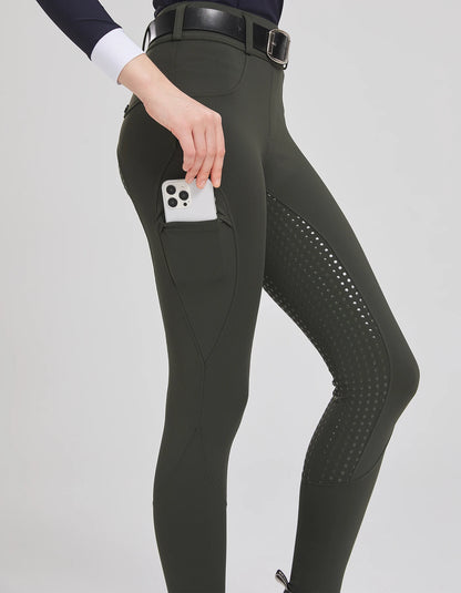 Professional horse riding anti-slip Breeches / quick-dry tight-fitting pants for Equestrian Activities . Ghoddosh
