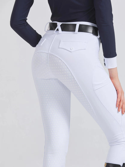 Professional horse riding anti-slip Breeches / quick-dry tight-fitting pants for Equestrian Activities . Ghoddosh