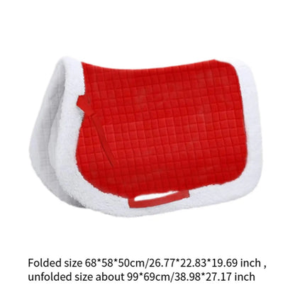 Christmas Costume - Equestrian Blanket for Horses with Saddle Pad @ghoddosh.com