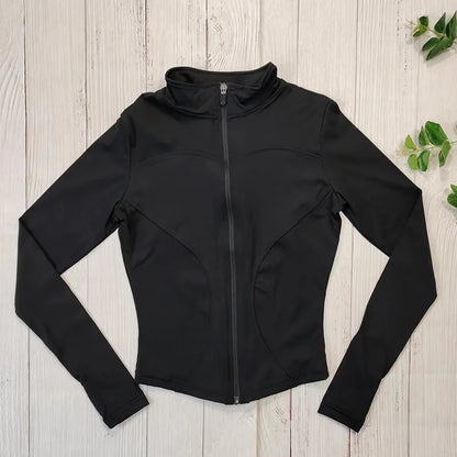 Women's Equestrian Base Layer Jacket – Long Sleeve Zip-Up Competition & Training Top