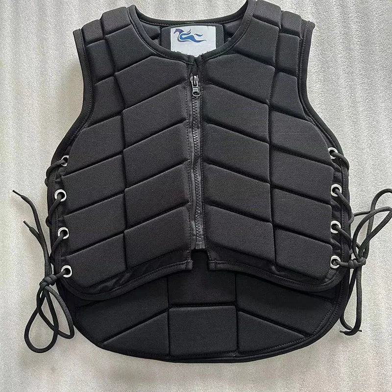 Thickened Equestrian Protective Vest – Safety Riding Armor for Kids & Adults


