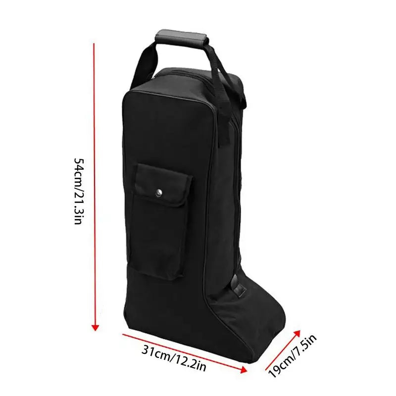 Equestrian Portable Boot Storage Bag Dustproof ,Waterproof  Cloth Riding Boot Bag - Ghoddosh