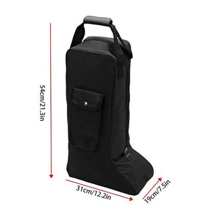 Equestrian Portable Boot Storage Bag Dustproof ,Waterproof  Cloth Riding Boot Bag - Ghoddosh