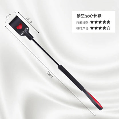 Equestrian / Horse Riding High Quality Pu Leather Paddle Horse Whip