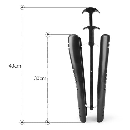 1PC Plastic Long Boot Tree Stand with Hanging Handle - Shoe Organizer & Shaper for Tall Boots @ ghoddosh.com
