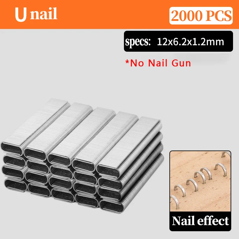 Heavy Duty 4-in-1 Staple Gun for Upholstery, DIY & Carpentry – Manual Nail Gun with 800 Staples @ ghoddosh.com