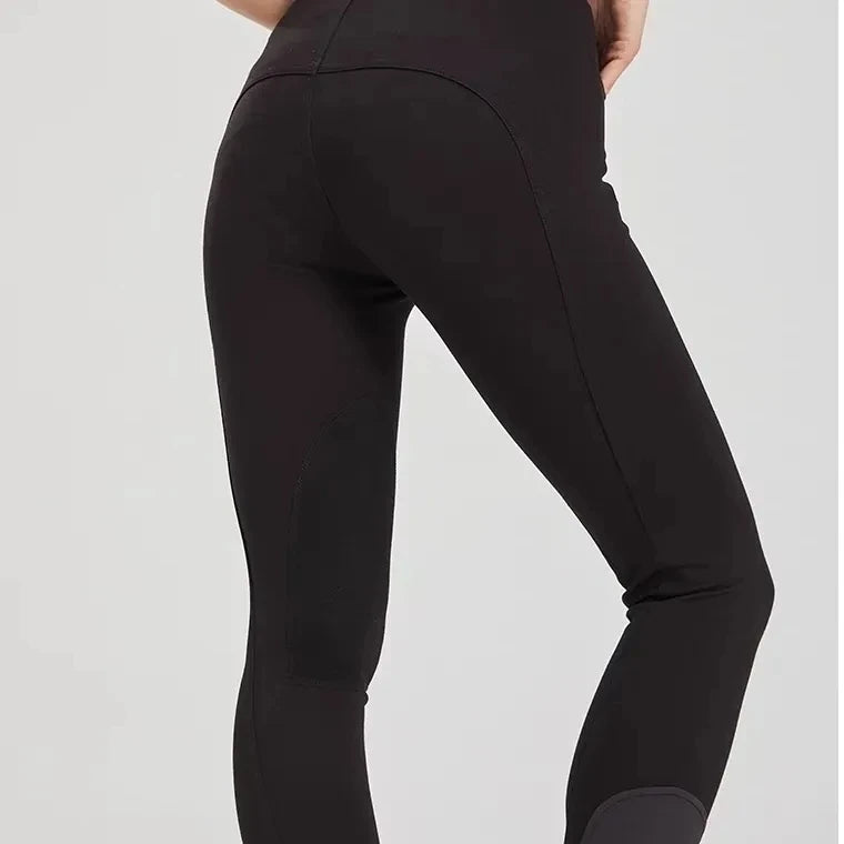 New Equestrian Horse Riding Breeches  For Women - Black - Ghoddosh