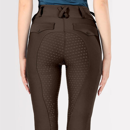 Horse Riding Pants  Women Equestrian  Full Seat Silicone Breeches - Ghoddosh