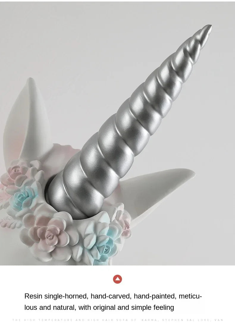 Modern Unicorn Wall Mounted Light – Creative Children's Bedroom Décor & Bedside Reading Sconce @ ghoddosh.com