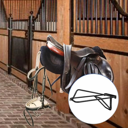 Folding Horse Saddle Rack / Saddle Stand Wall Mount Display Holder