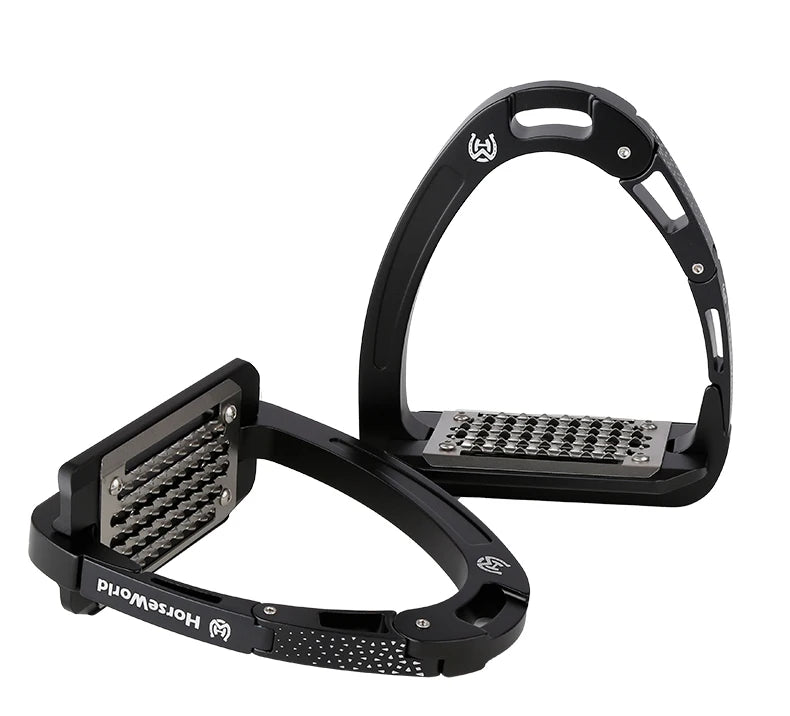 Horseworld Safety Stirrups / Available in Green /Black /Blue / Red / Yellow/ Purple - Ghoddosh