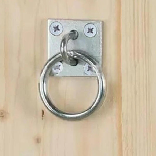 50mm X 50mm Durable Tie Ring on Plate Horse Stable