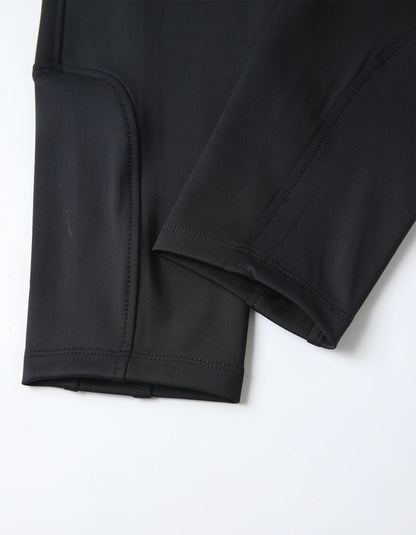 Half-silicone breeches for men; equestrian pants for men; high-elasticity, slim-fit, quick-drying - Ghoddosh
