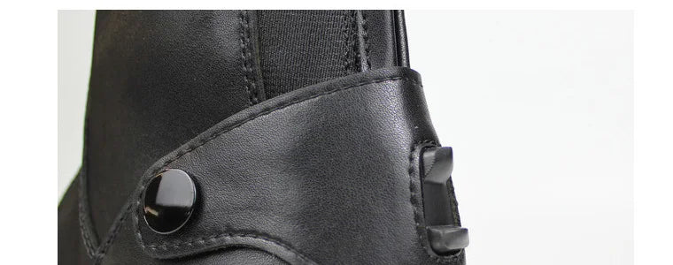Genuine Leather Professional Equestrian Boots /Horse Riding Cowhide Long Boots