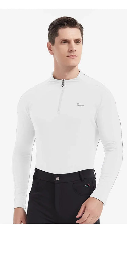Equestrian Breathable Sun Protection Tops ,  Horse Riding Summer Shirts For Women  @ ghoddosh.com