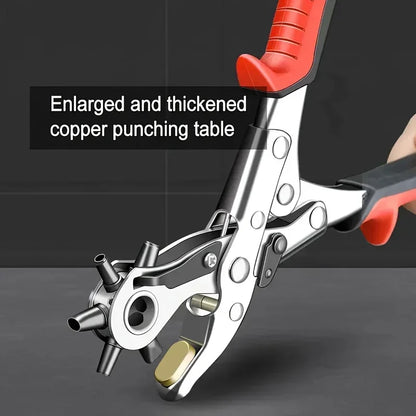 Leather Hole Punch / Leather  Multifunctional  Hole Puncher Crafts Steel Tool @ ghoddosh.com