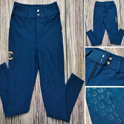 Western Full Seat  Horse Riding Tights with Pocket  - Ghoddosh