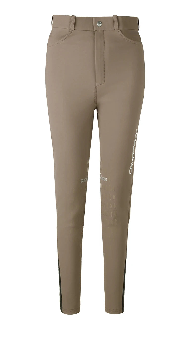 Equestrian Riding Breeches for Women/Men - Horseback Riding Tights with Silicone Knee Patch Grip @ ghoddosh.com
