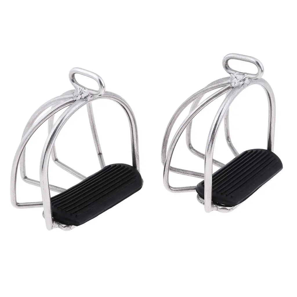 English Style Horse Riding  English Stirrups , Stainless Steel  with Wide Toe Cage . Ghoddosh